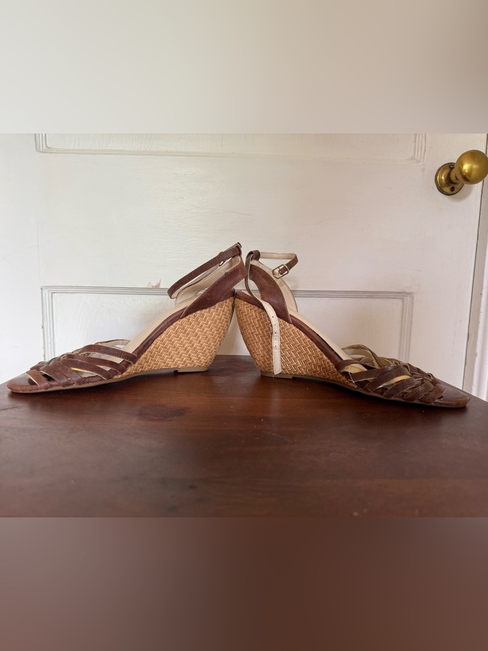 Seychelles woven wedge sandals
